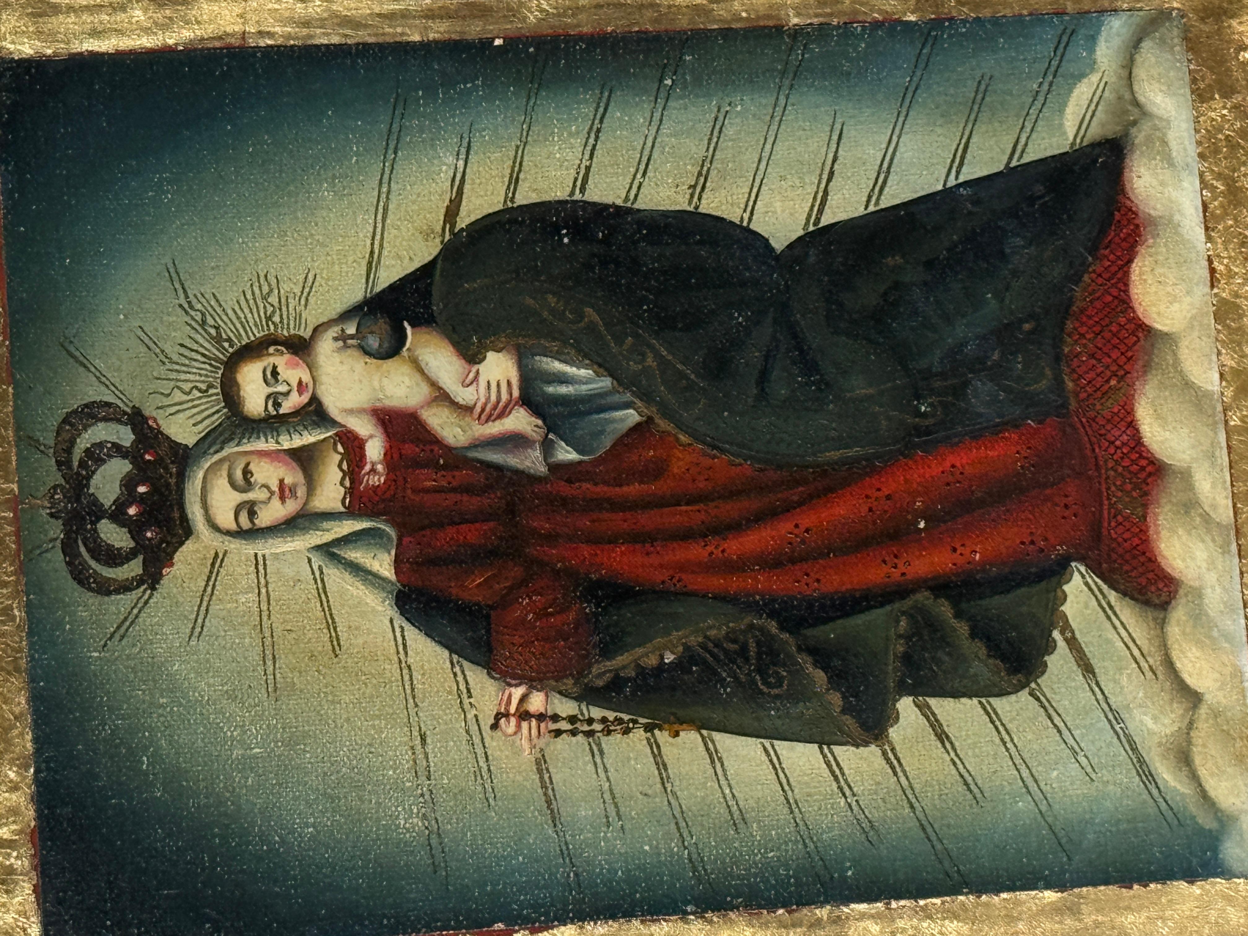 Set of 6 Paintings Attributed to the Cusco School, 18th–19th Centuries For Sale 3