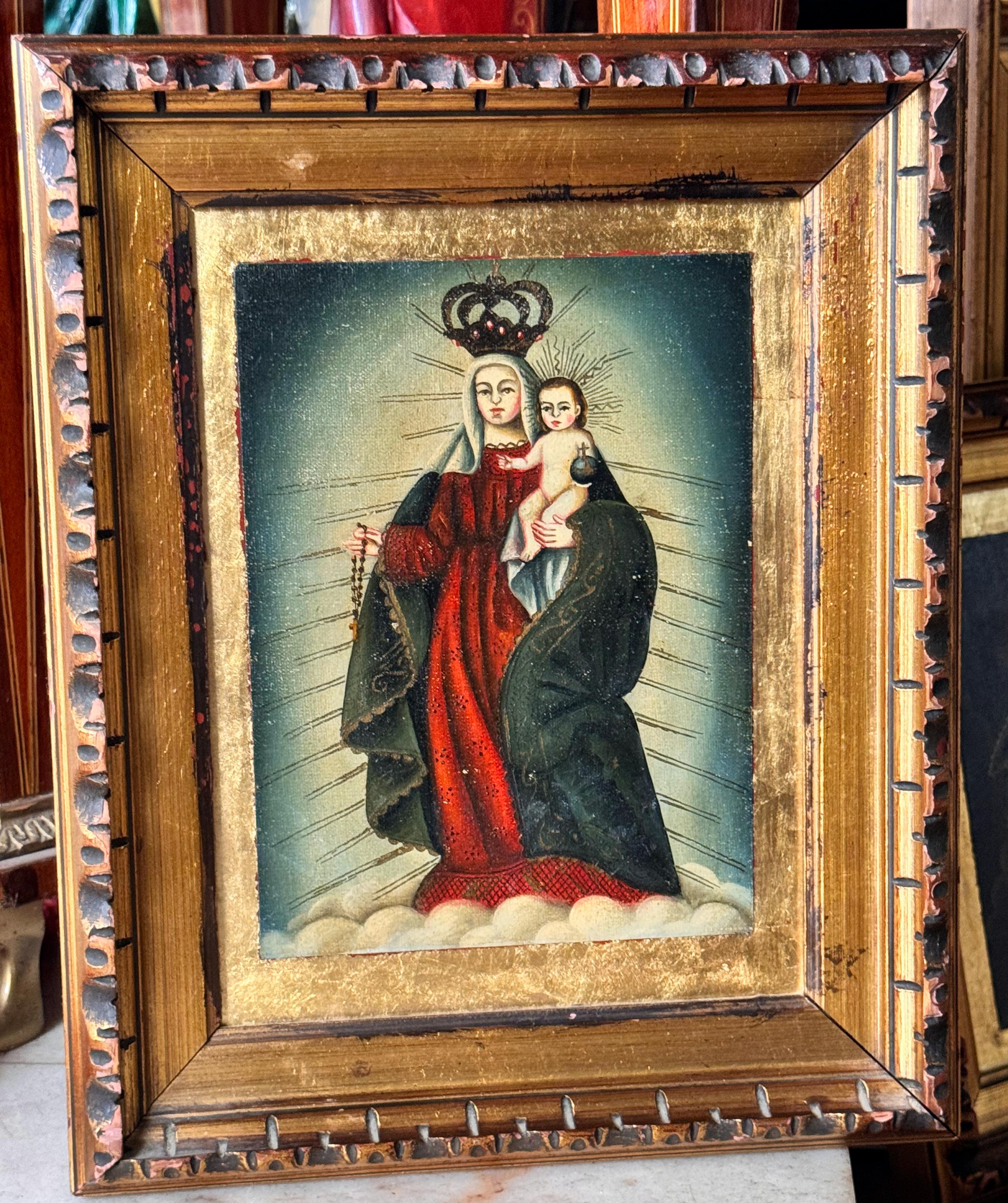 Set of 6 paintings attributed to the Cusco School, 18th–19th centuries

Series of five small-format oil paintings on canvas, attributed to the Cusco School, 18th–19th centuries. They depict Saint Michael the Archangel, Saint Barbara, an arquebusier,