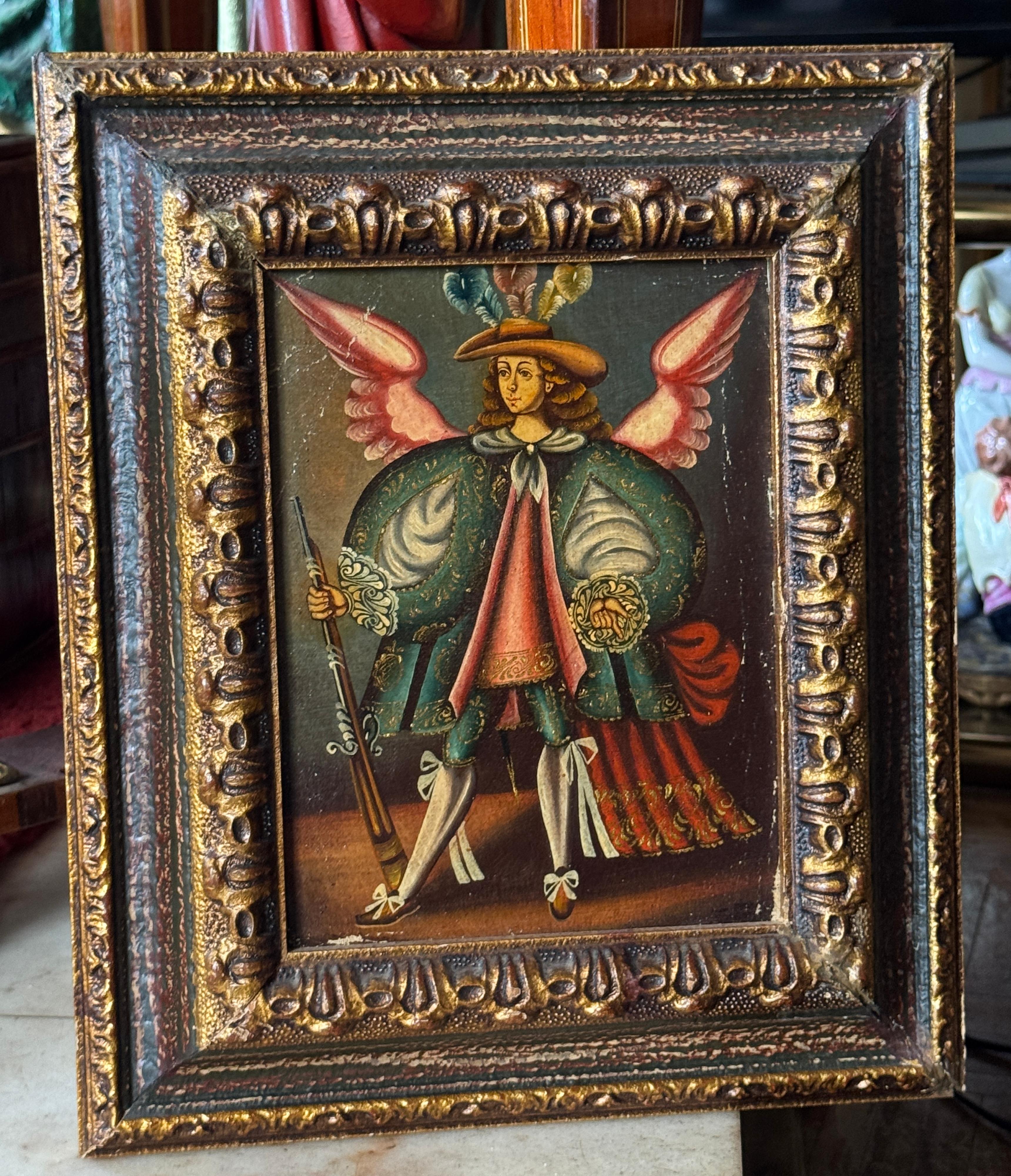 19th Century Set of 6 Paintings Attributed to the Cusco School, 18th–19th Centuries For Sale