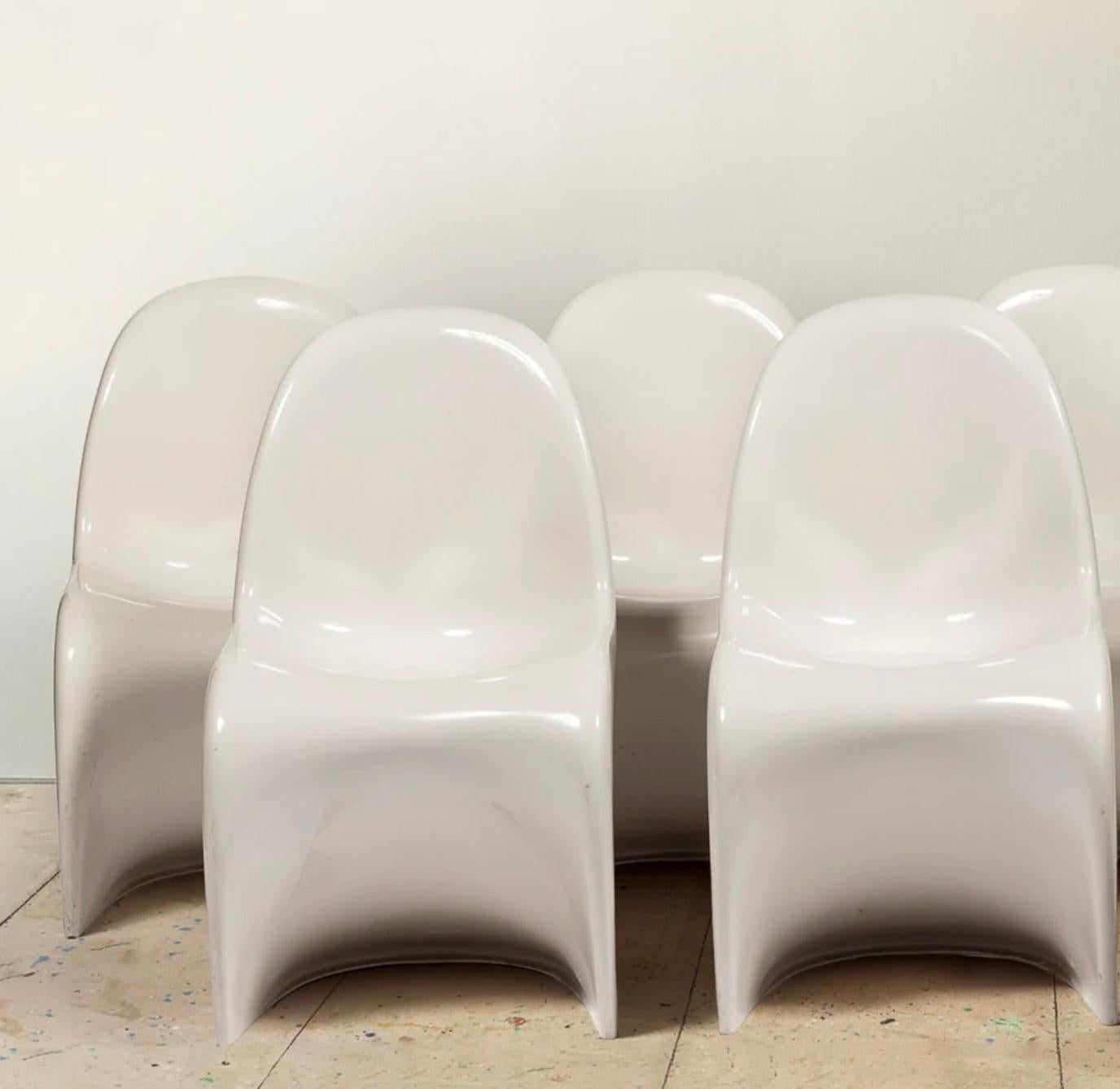 S-Stühle von Verner Panton (Geformt) im Angebot