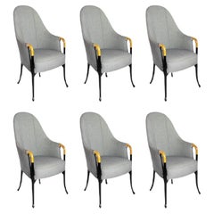 Set of 6 pcs. Giorgetti Progetti Armchairs by Umberto Asnago