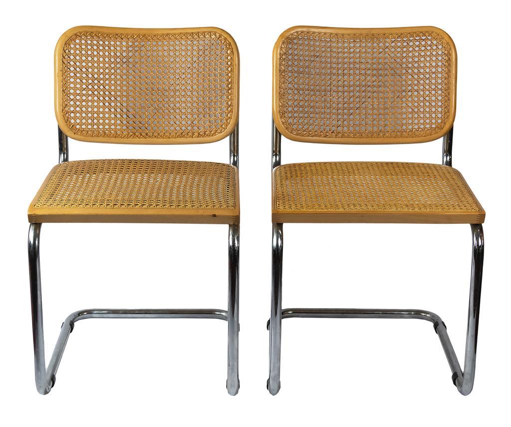 Italian Set of  6 Pcs. Mid-Century Marcel Breuer Cesca Chairs