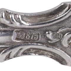 Juego de 6 piezas Tenedores de plata para aperitivos, Letonia, de Rp, años 20 - 30