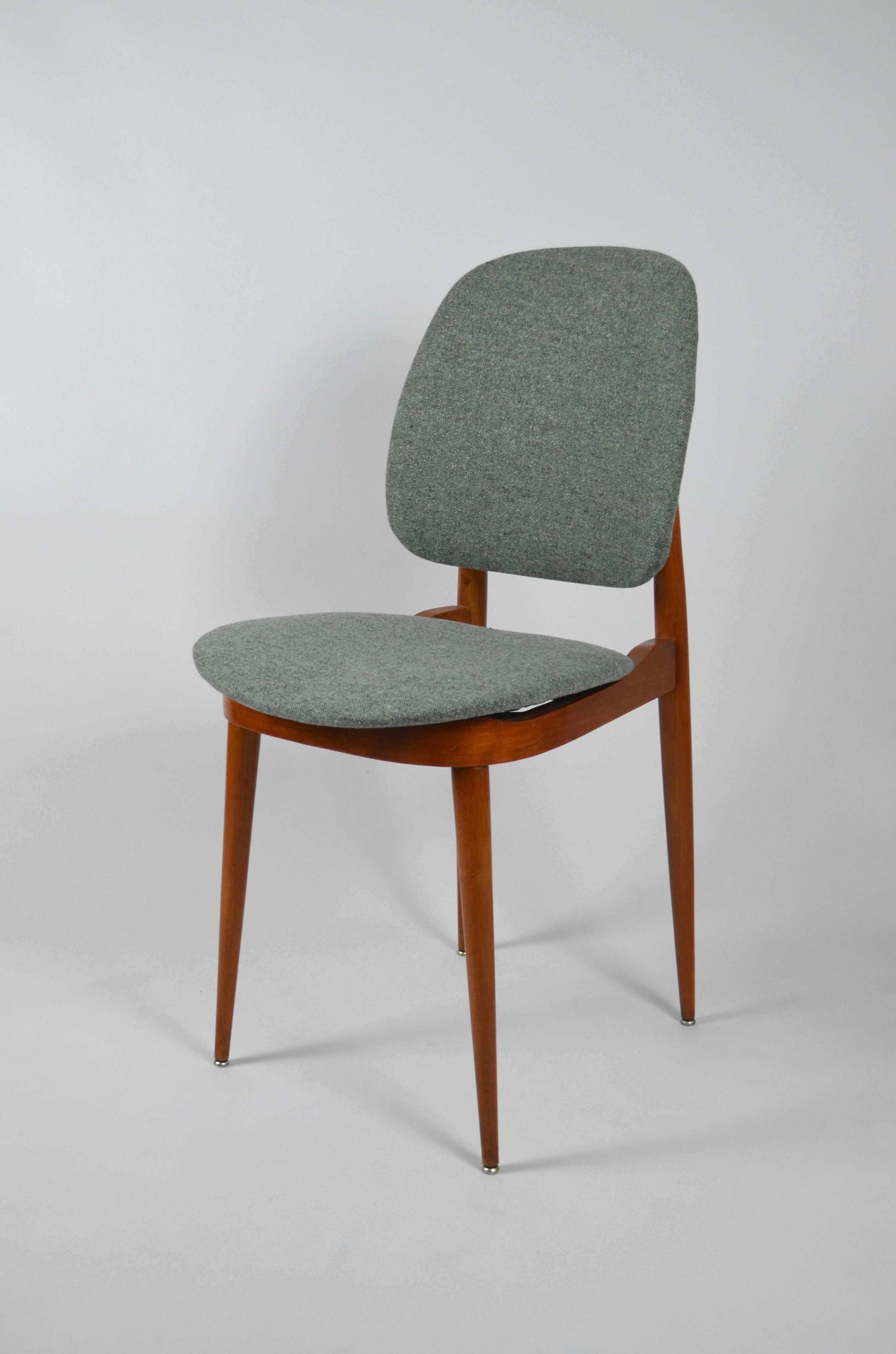 Set of 6 Pegase Chairs, by Pierre Guariche for Baumann, France, 60s 3