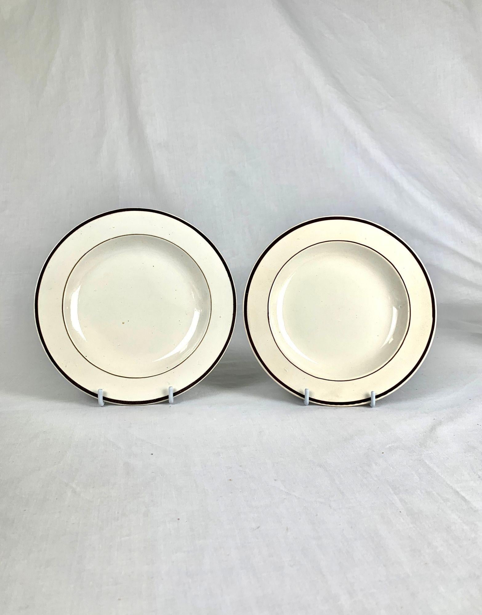 Ensemble de 6 pièces de vaisselle anglaise ancienne du 18e et du début du 19e siècle avec garniture Brown en vente 7