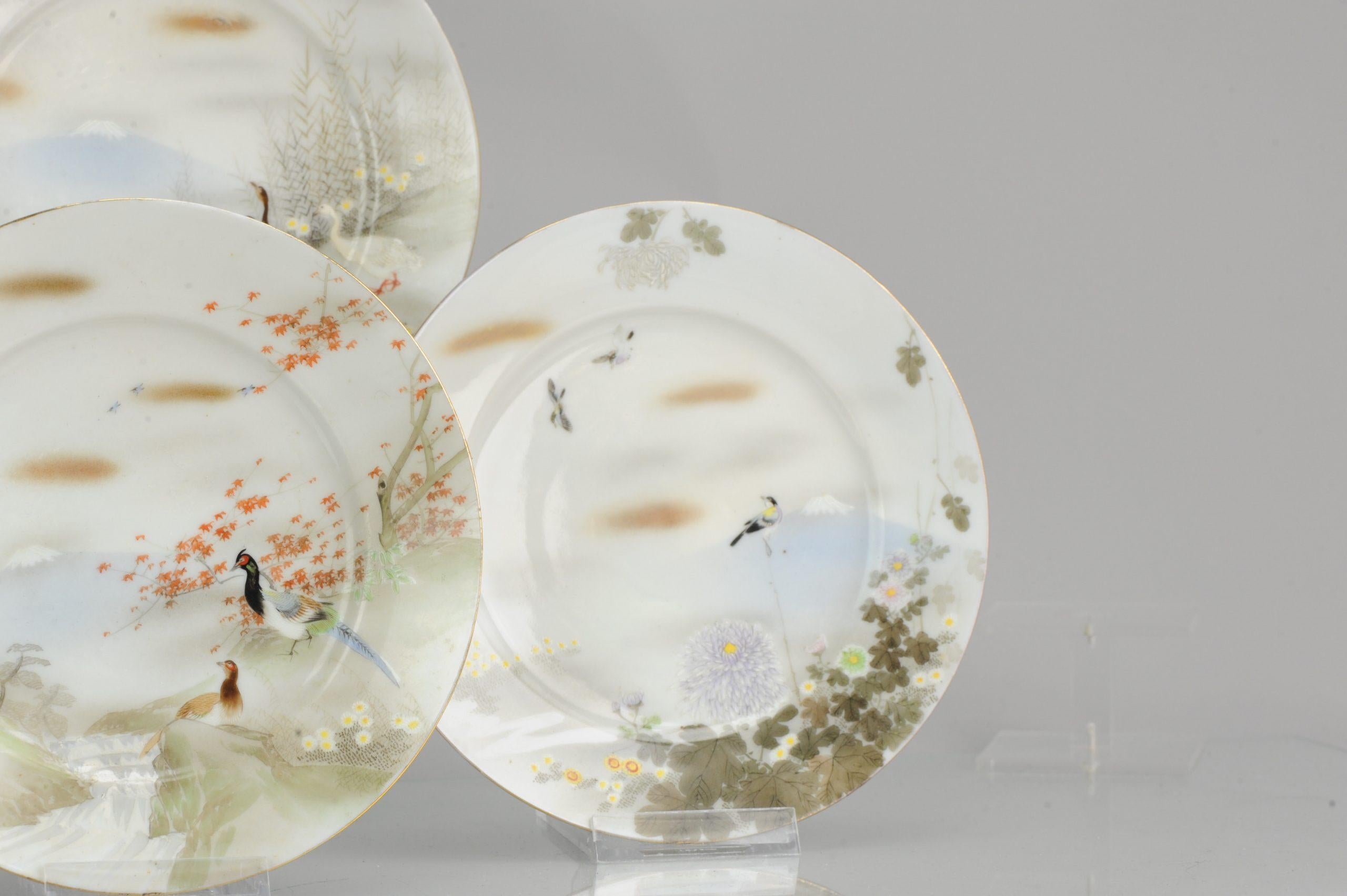 Eat your cakes or sandwiches in style with these lovley Japanes handpainted porcelain plates.

Additional information:
Material: Porcelain & Pottery
Type: Plates
Region of Origin: Japan
Period: 20th century
Condition: Perfect
Dimension: Ø 18.9 cm