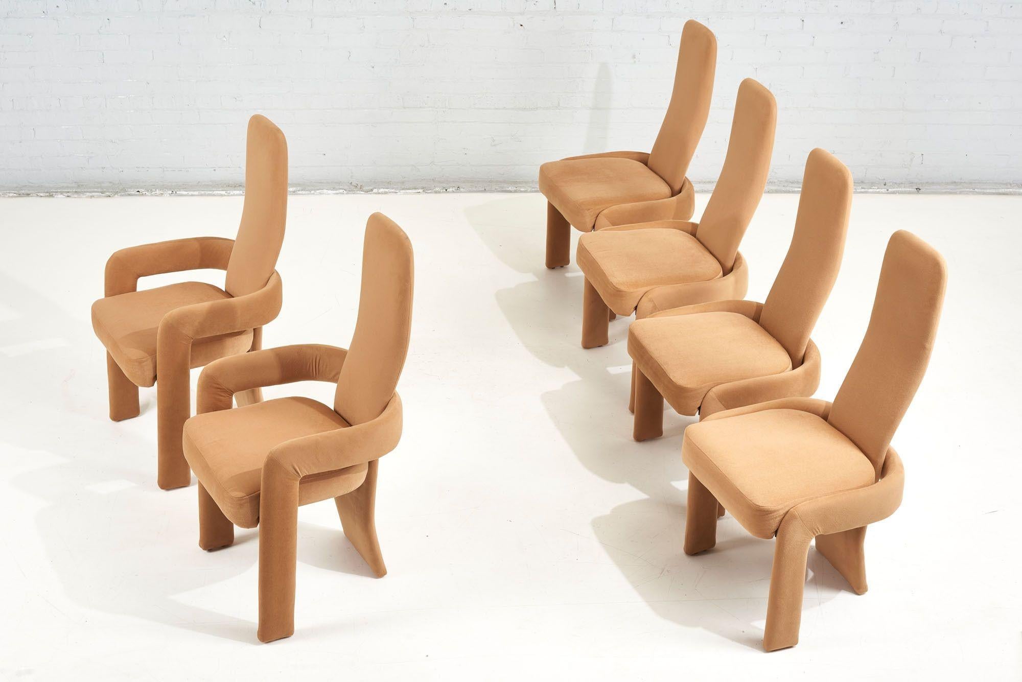Set of 6 Pierre Cardin Dining Chairs, 1980 2