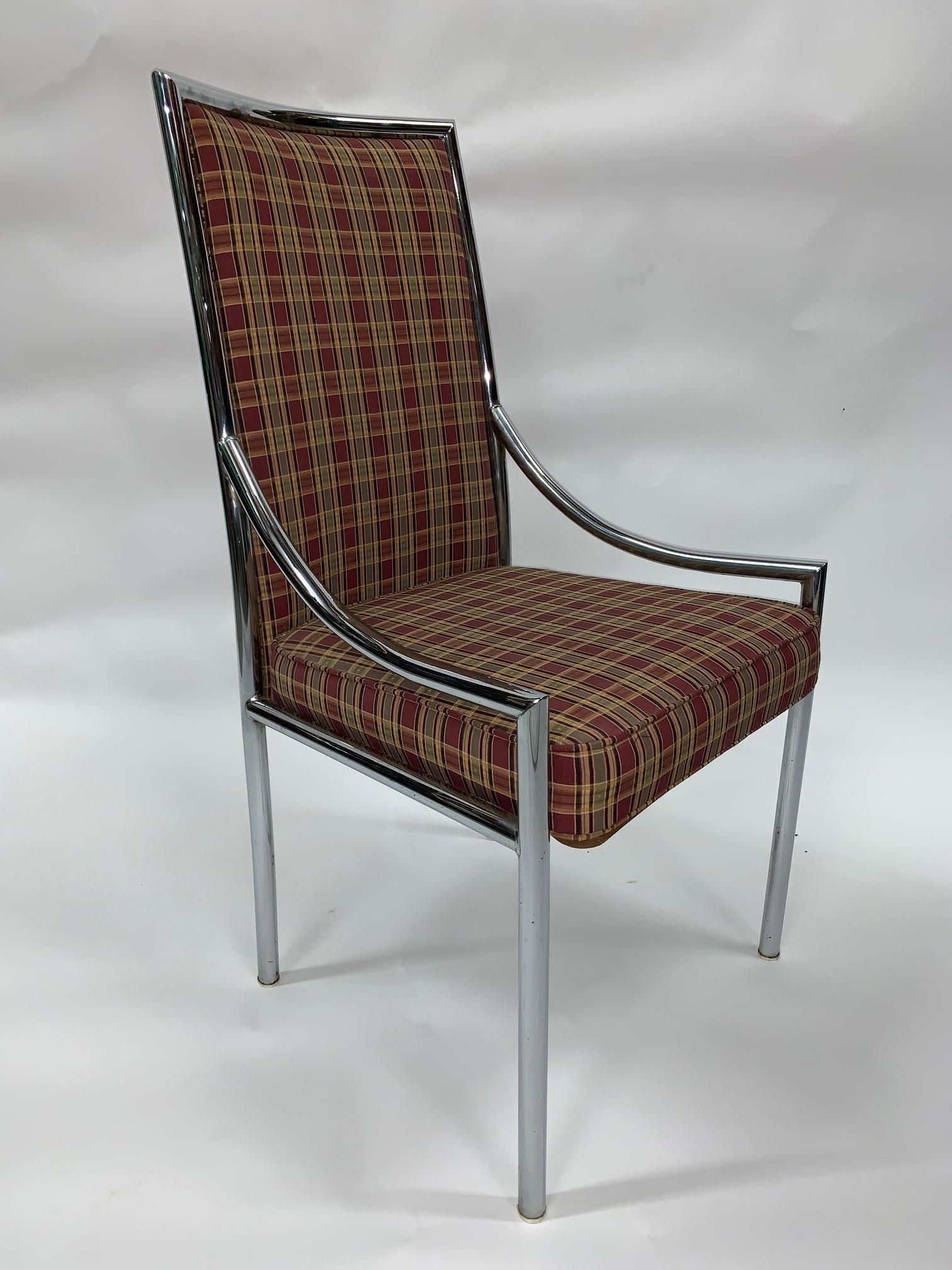 European Set of 6 Pierre Cardin Dining Chairs For Sale