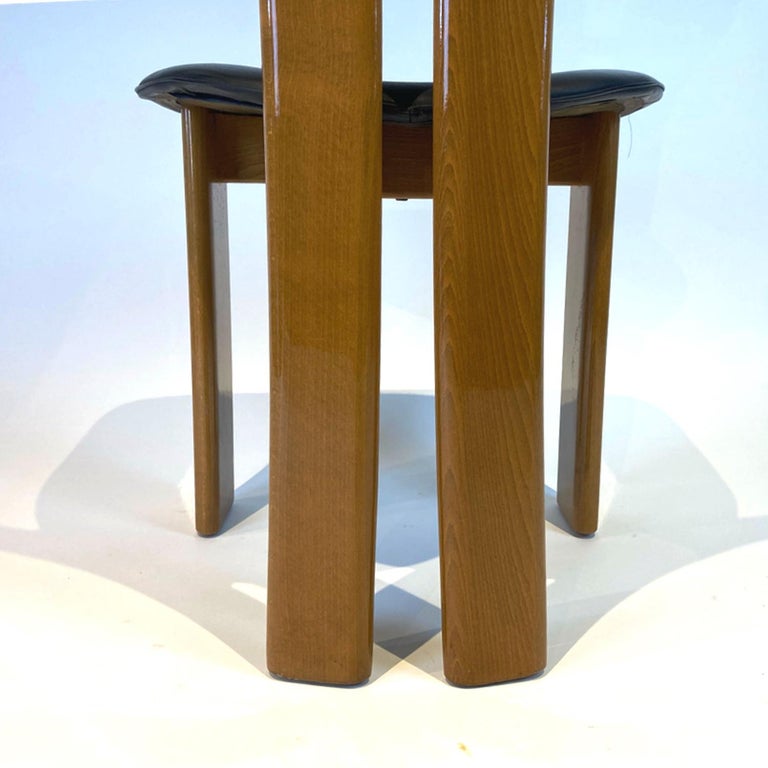Post-Modern Set of 6 Pierre Cardin Sculptural Dining Chairs, 12 Available