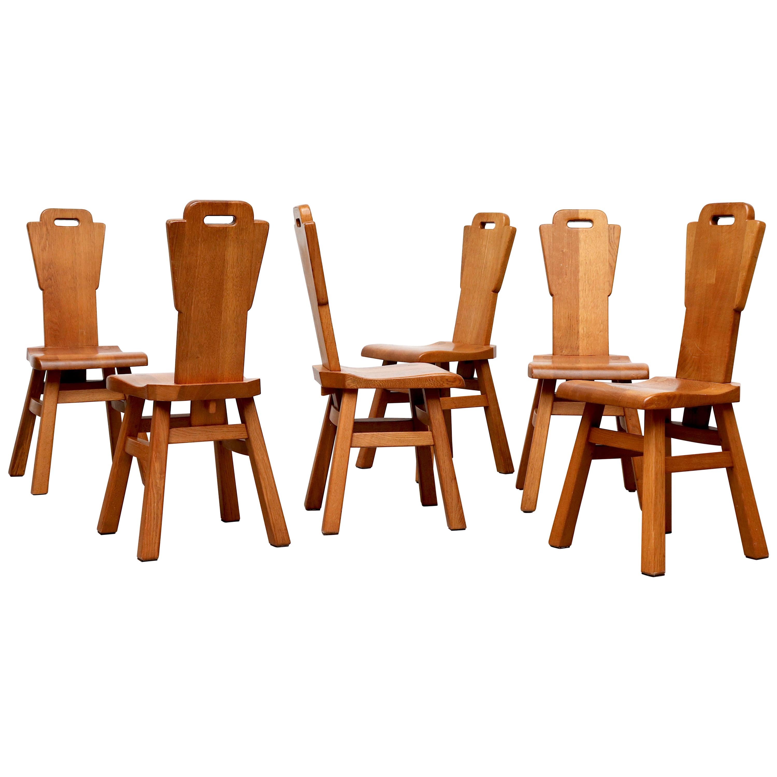 Set of 12 I Style High Back Dining Chairs Gill and Reigate, London at 1stdibs