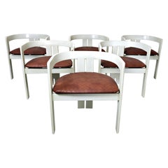 Set of 6 "Pigreco" Chairs by Tobia Scarpa