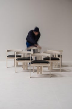 Set of 6 Pigreco chairs, Gavina production by Tobia Scarpa