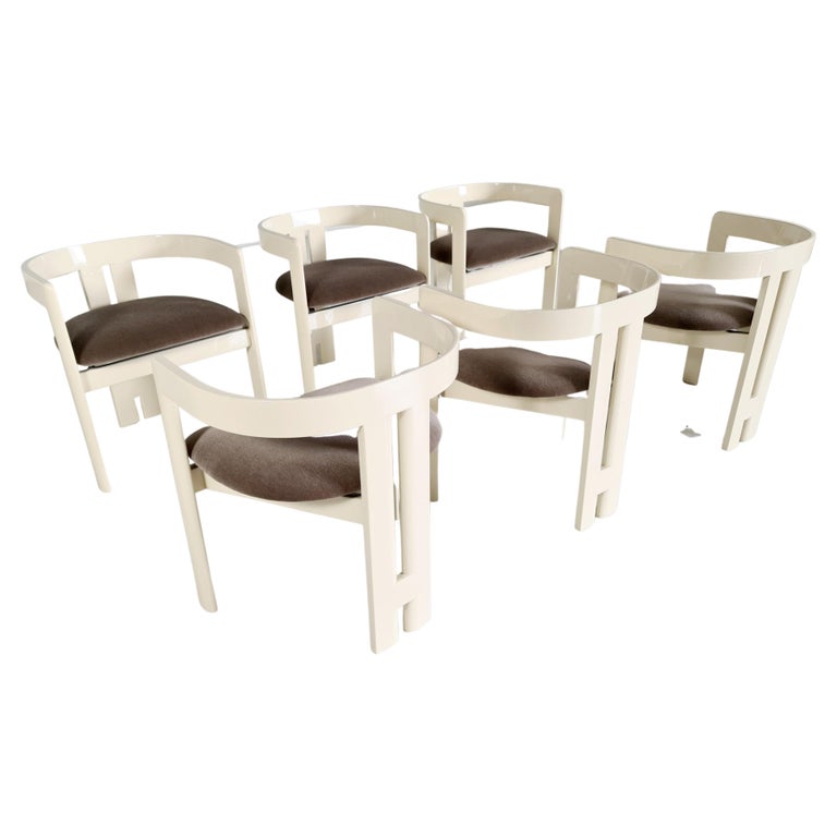 Set of 6 Pigreco Dining Chairs by Tobia Scarpa for Gavina, 1960s For Sale