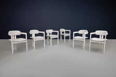 Set of 6 Pigreco-Style Dining Chairs in the Manner of Afra & Tobia Scarpa, Italy
