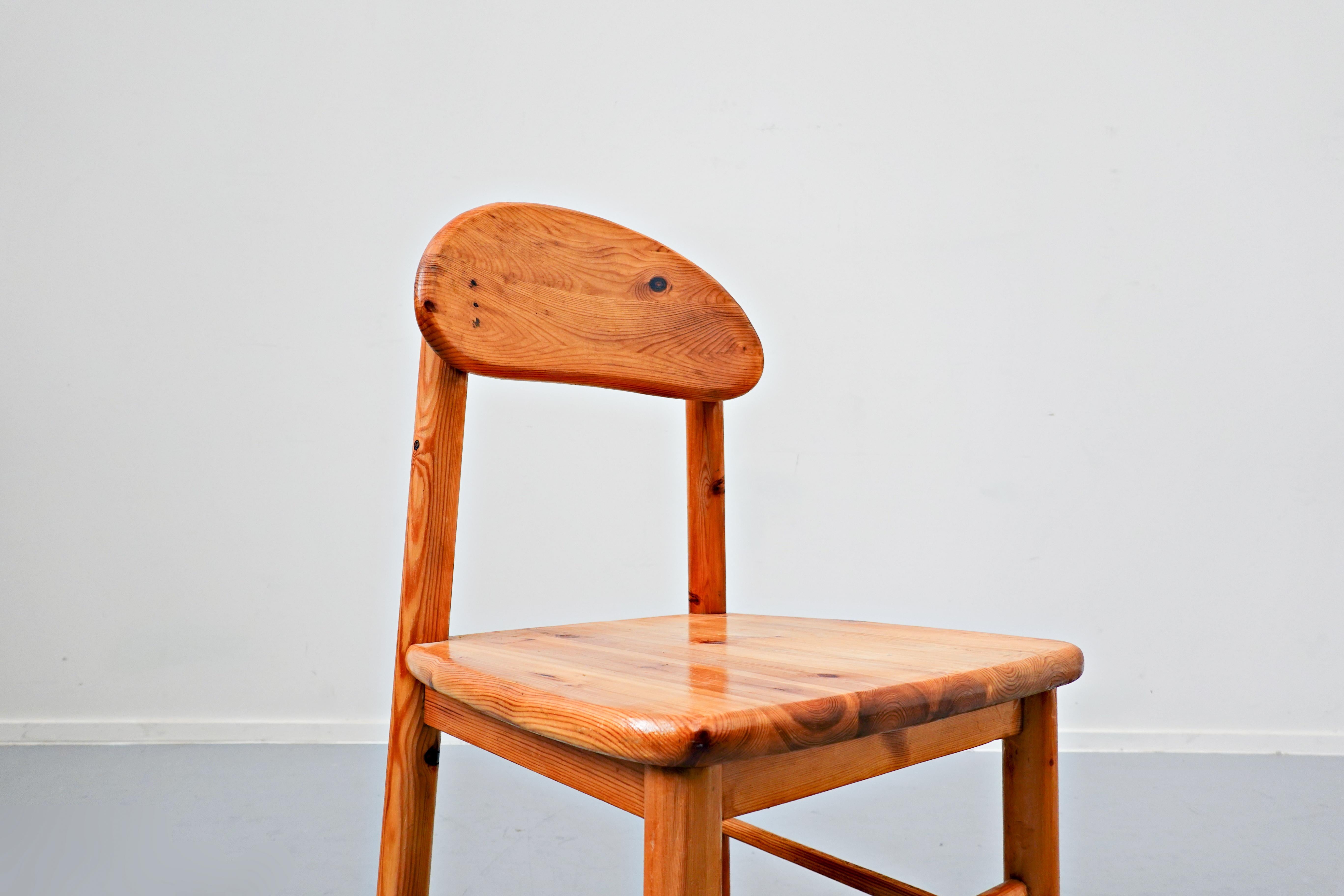 Late 20th Century Set of 6 Pitchpin Chairs by Rainer Daumiller, 1970s For Sale