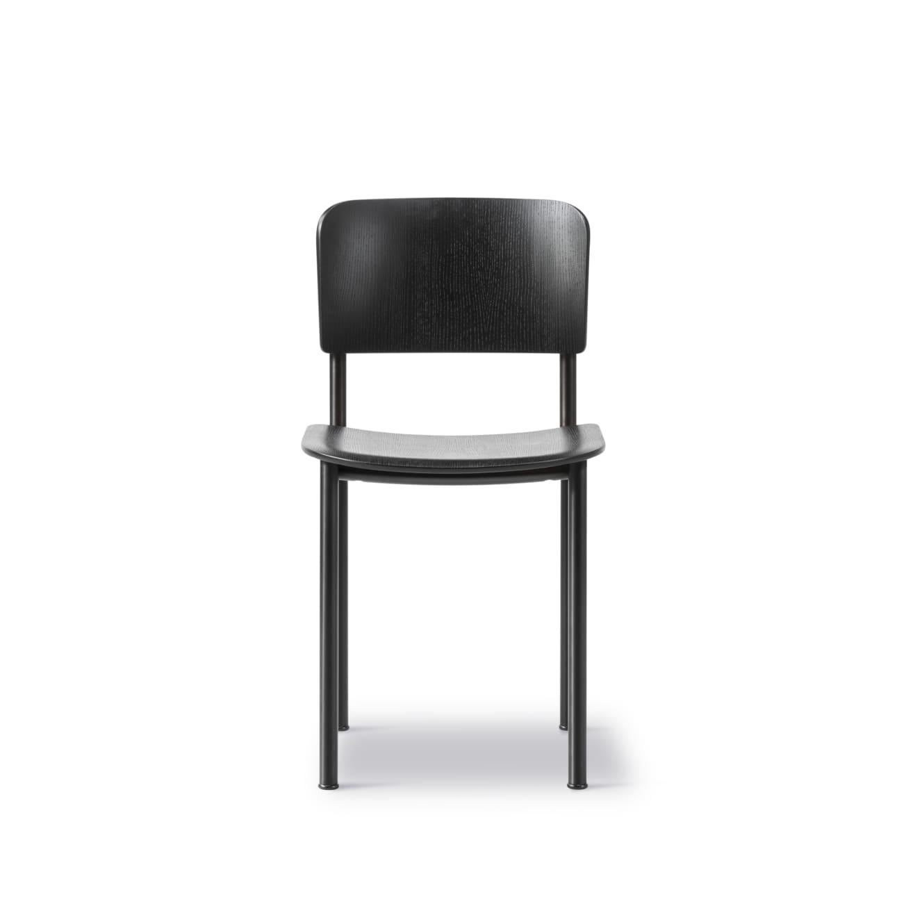 Contemporary Set of 6 Plan Chairs, Black Ash /Black Steel, Edward Barber & Jay Osgerby For Sale