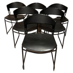Set of 6 Plastic Chairs by Paolo Favaretto