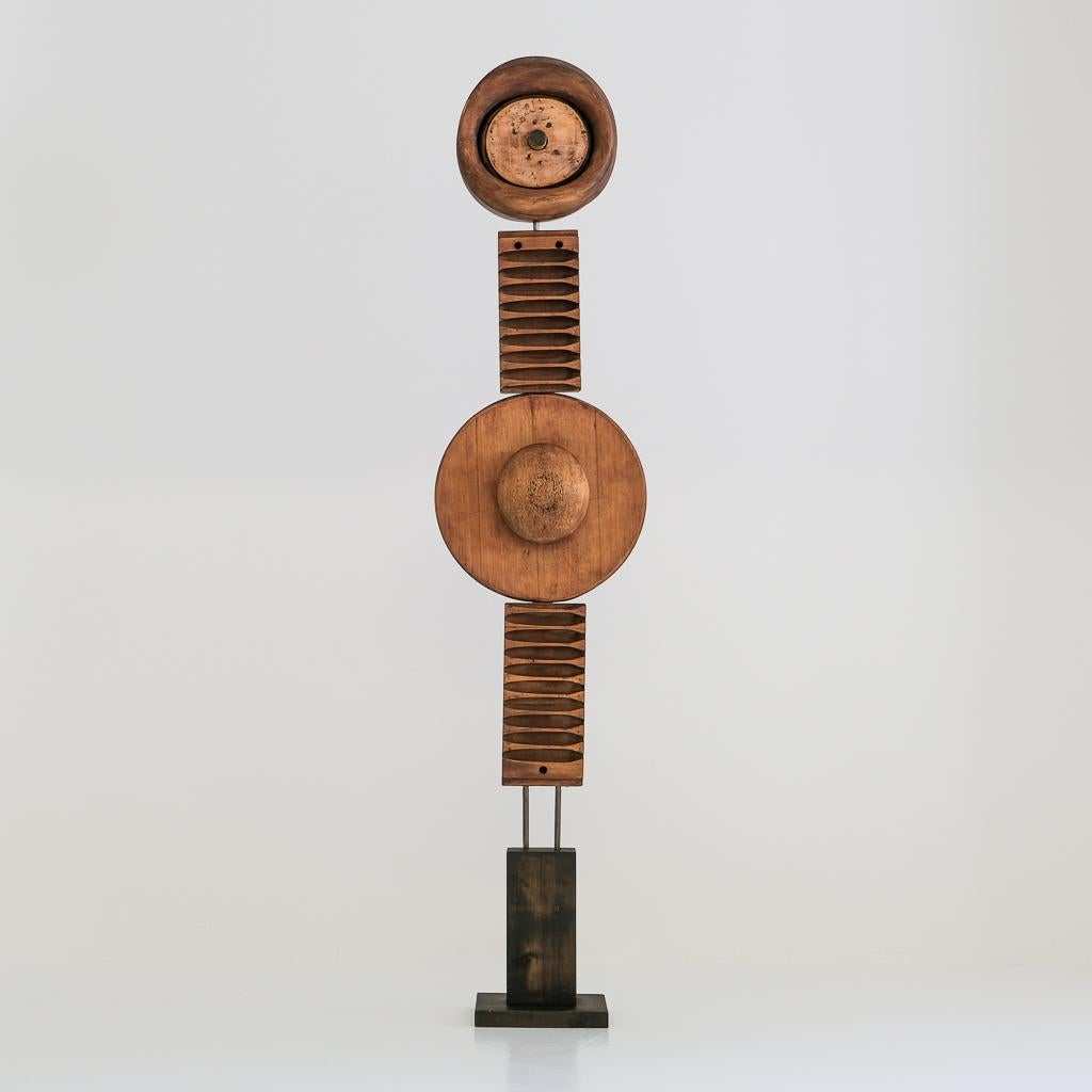 Métal Ensemble de 6 sculptures de l'artiste allemand Rolf Hans