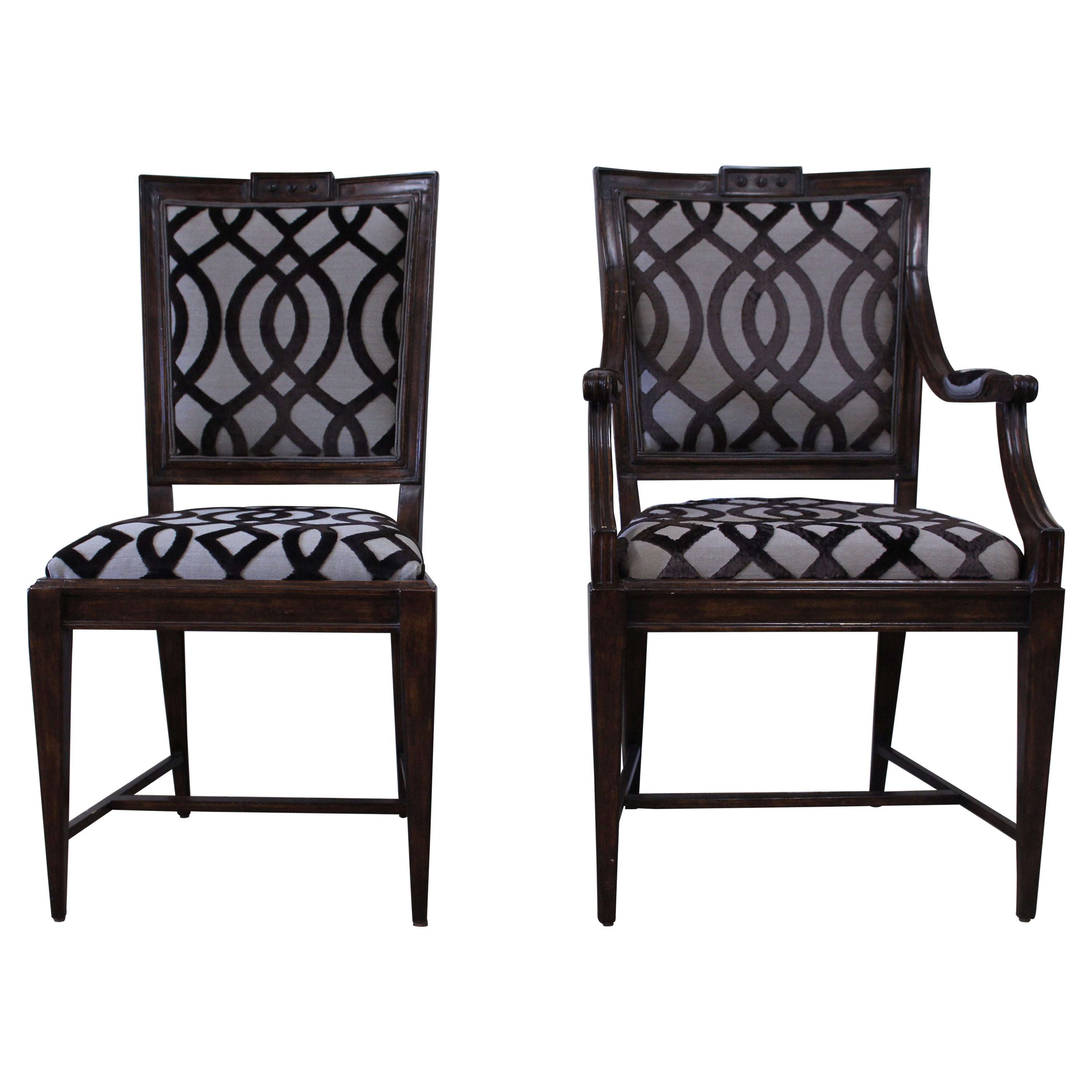 Set of 6 Pollack Dining Chairs For Sale