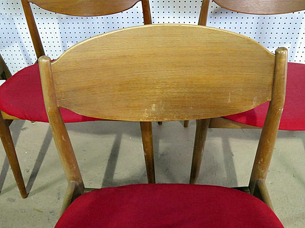 Set of 6 Ponte S. Pietro Teak Mid-Century Modern Dining Chairs 1