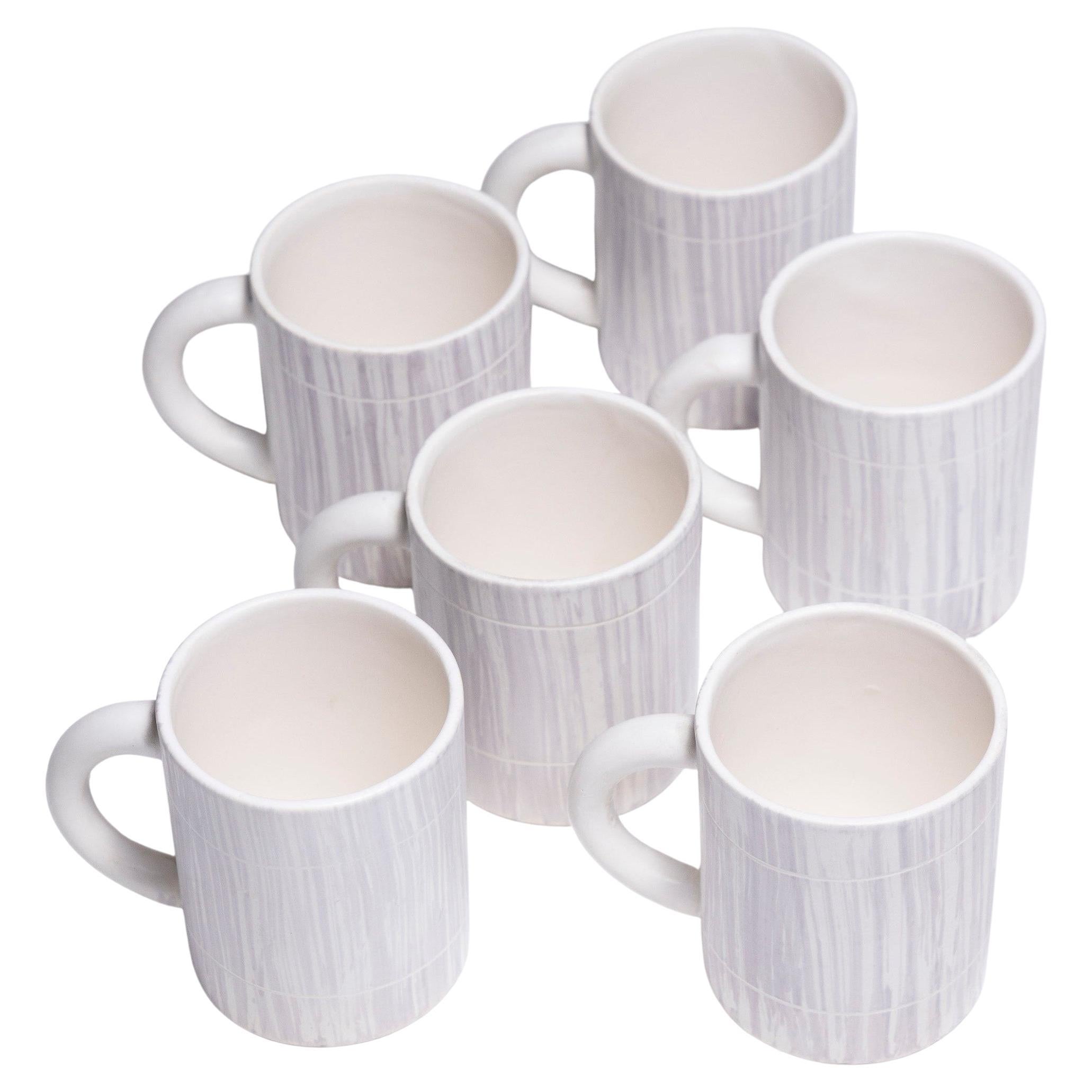 Set di 6 tazze in porcellana, FASOLD & STAUCH, anni '60