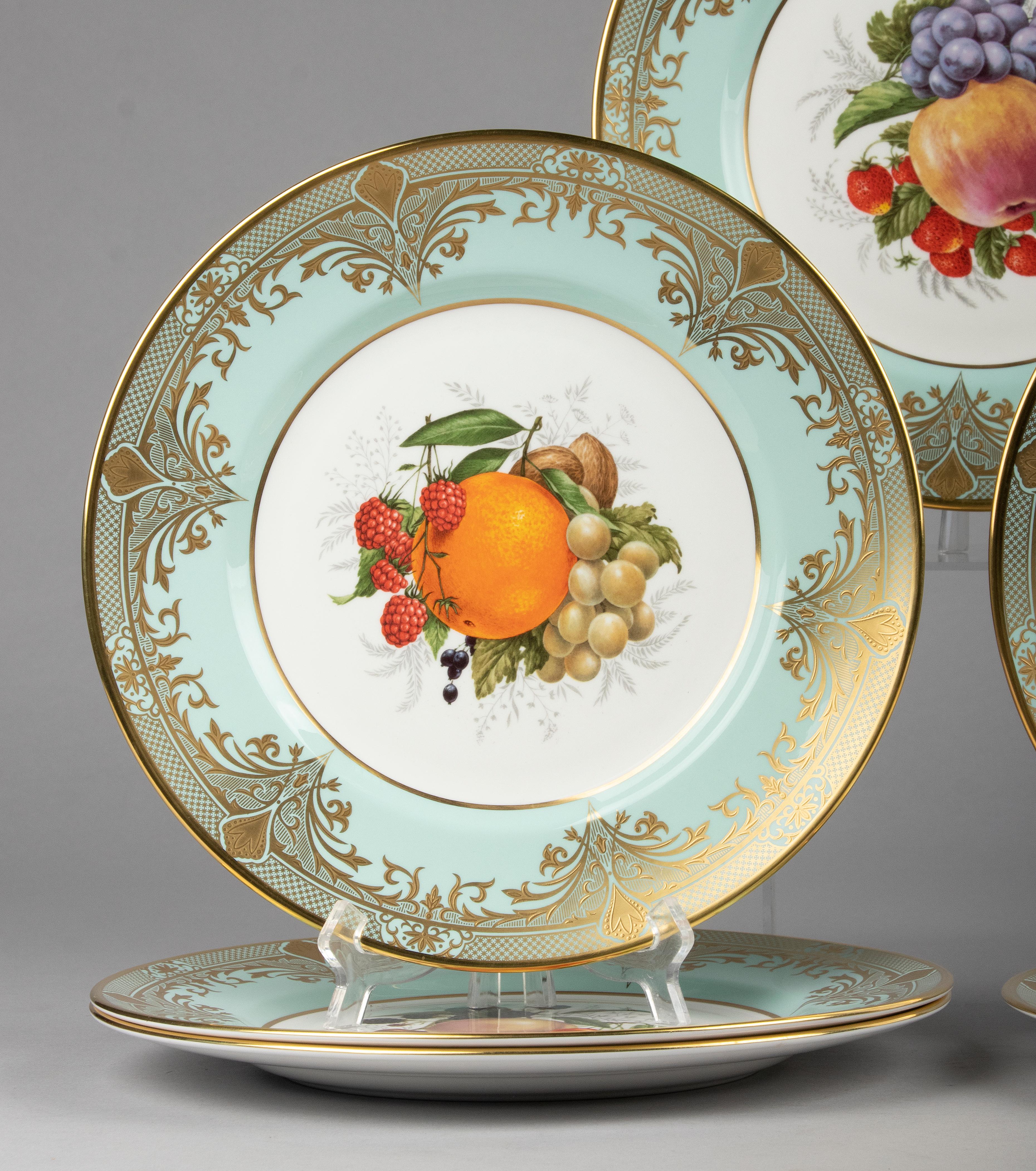 Set of 6 Porcelain Dinner Plates by Caverswall 4