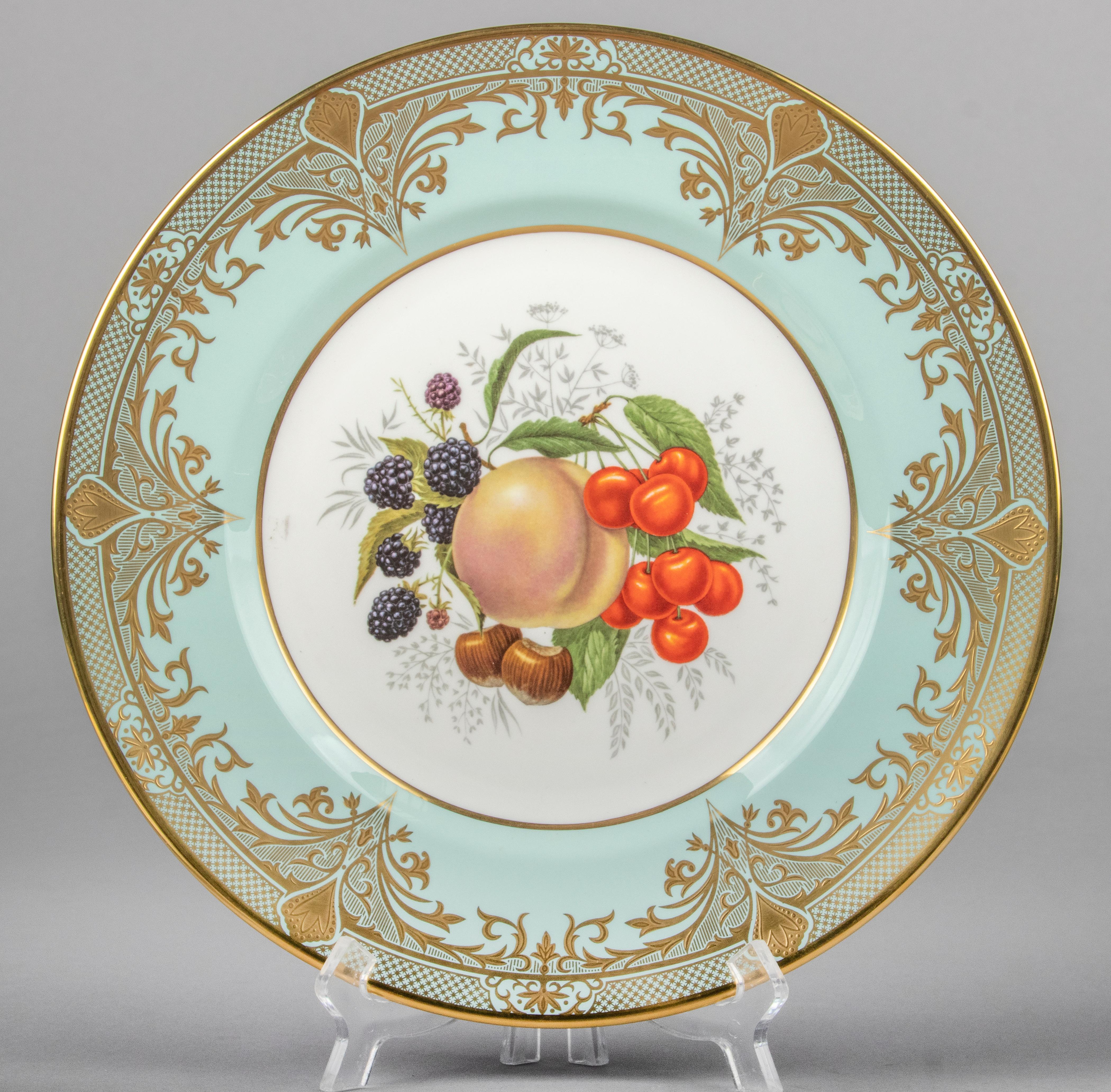 Set of 6 Porcelain Dinner Plates by Caverswall 8