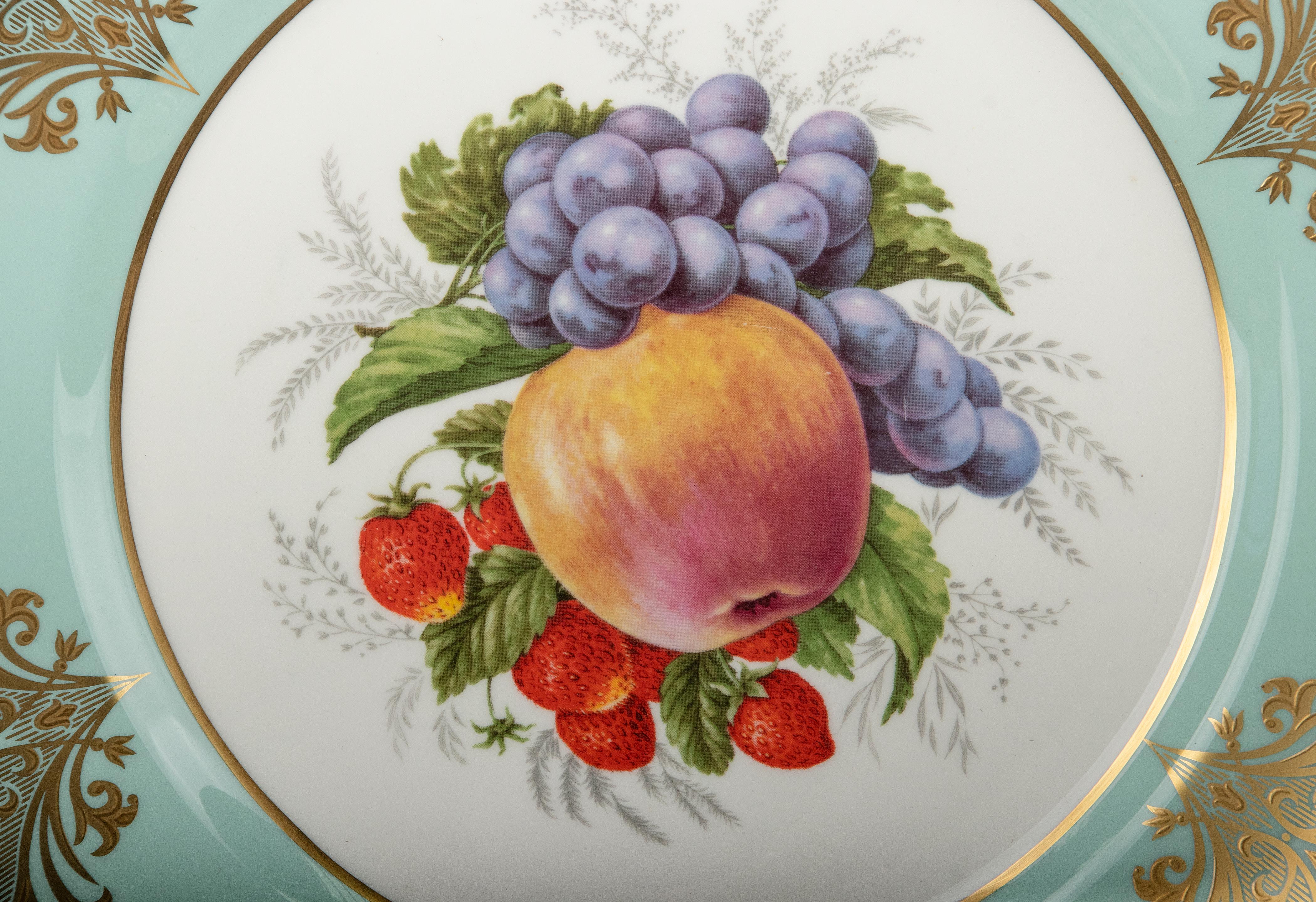 Set of 6 Porcelain Dinner Plates by Caverswall 9