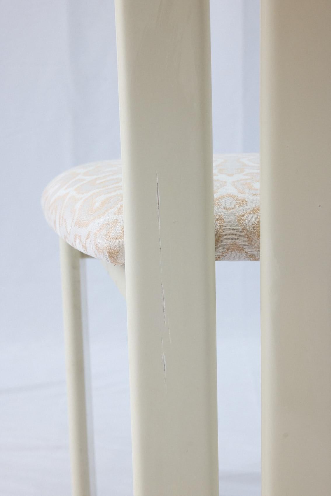 Ensemble de 6 chaises de salle à manger postmodernes Pierre Cardin, vers 1980 en vente 2