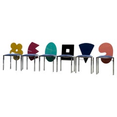 Set di 6 sedie da pranzo postmoderne di Omaggi