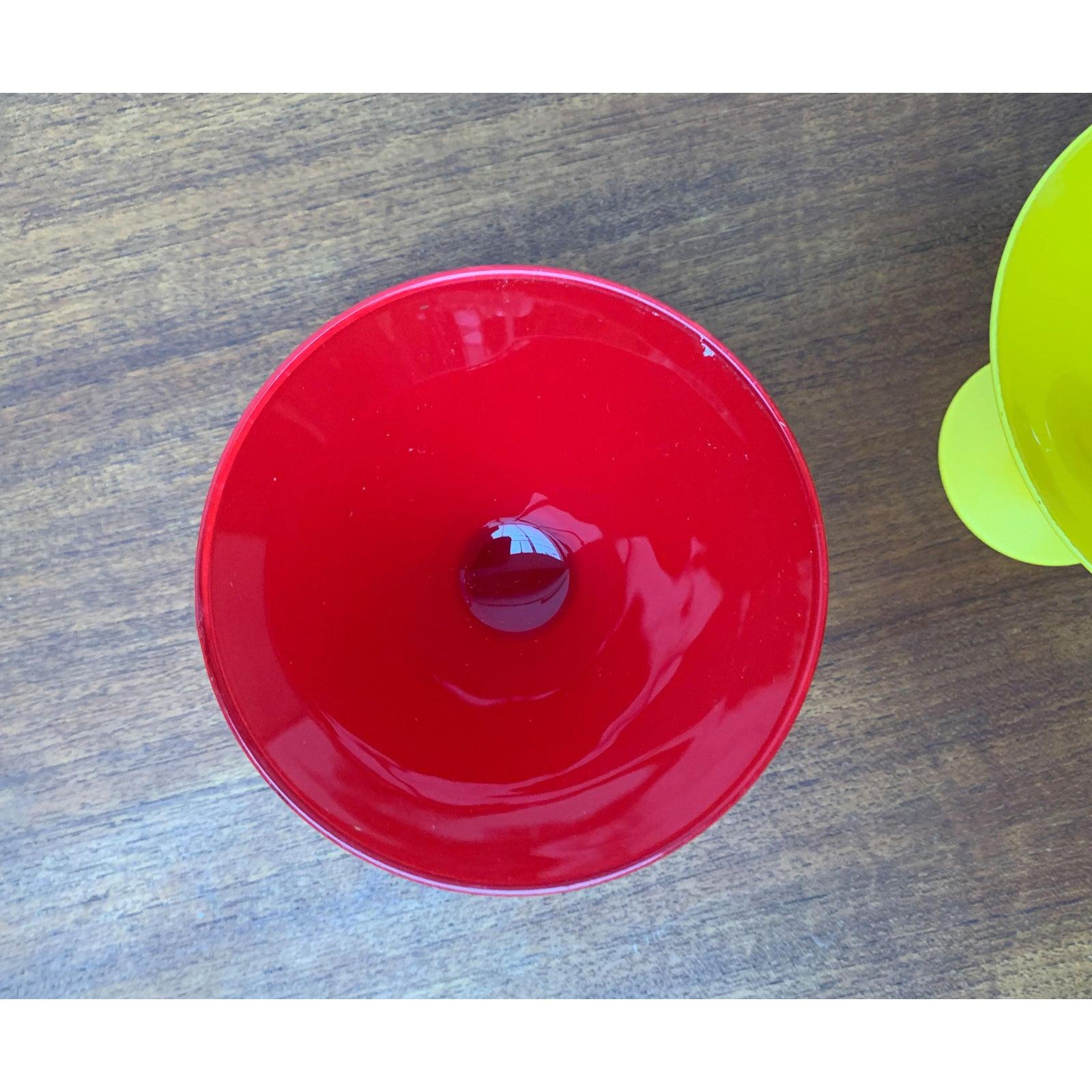 Set of 6 Postmodern Glass Bowls from Joy For Sale 6
