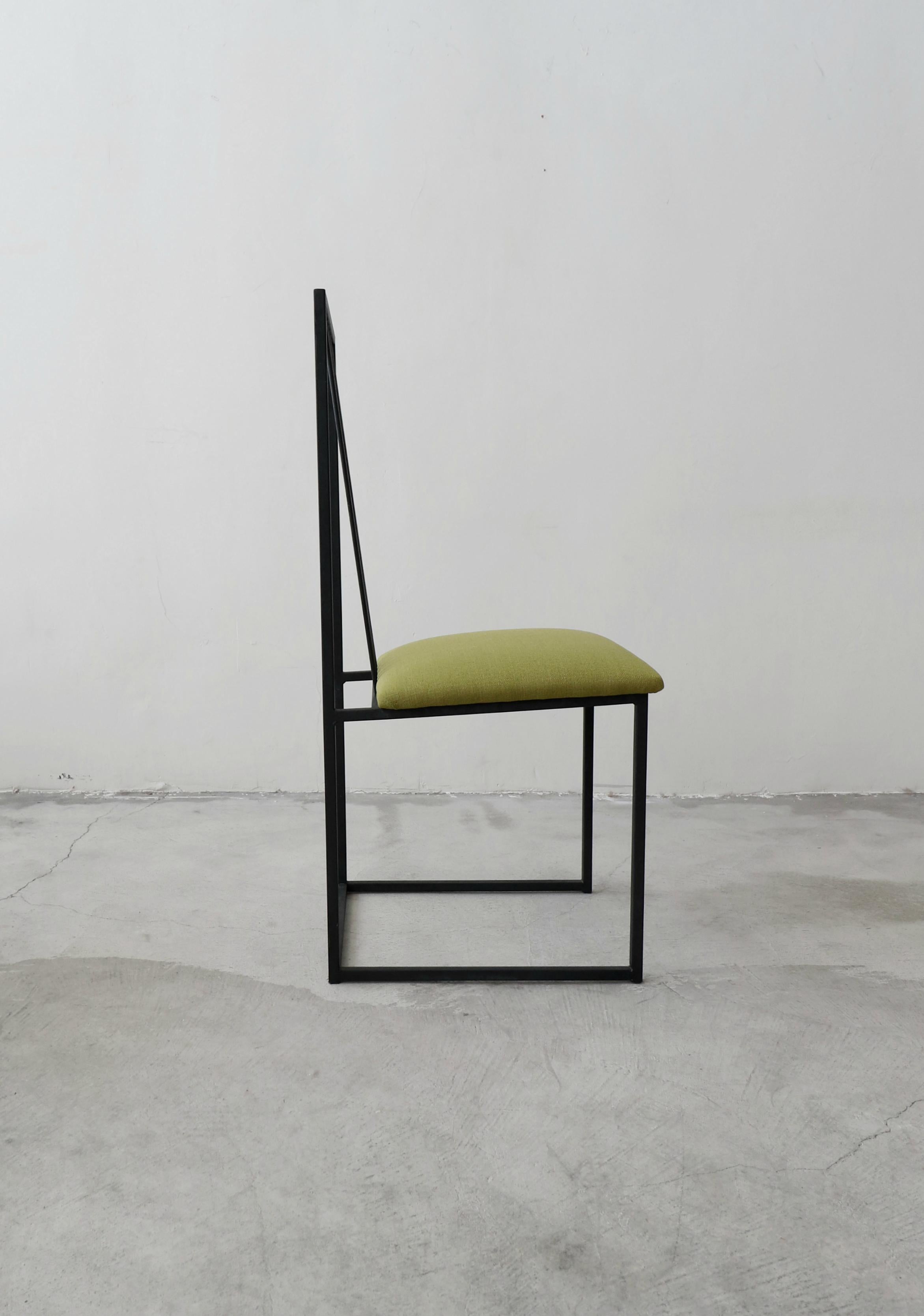 Set of 6 Postmodern Memphis Milano Minimalist Style Dining Chairs 3