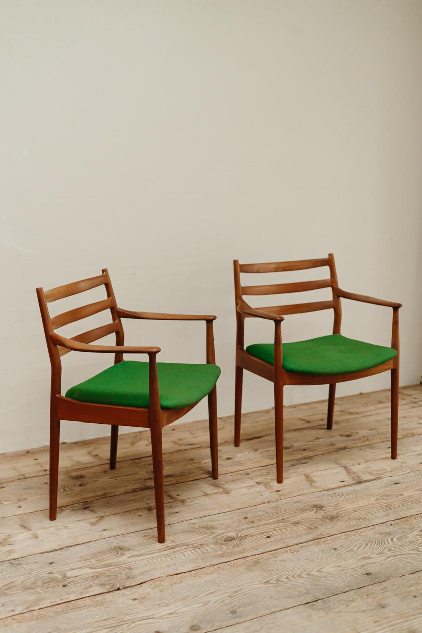 Set of 6 Poul Cadovius Dining Chairs for Cado, Denmark, 1959 For Sale 4