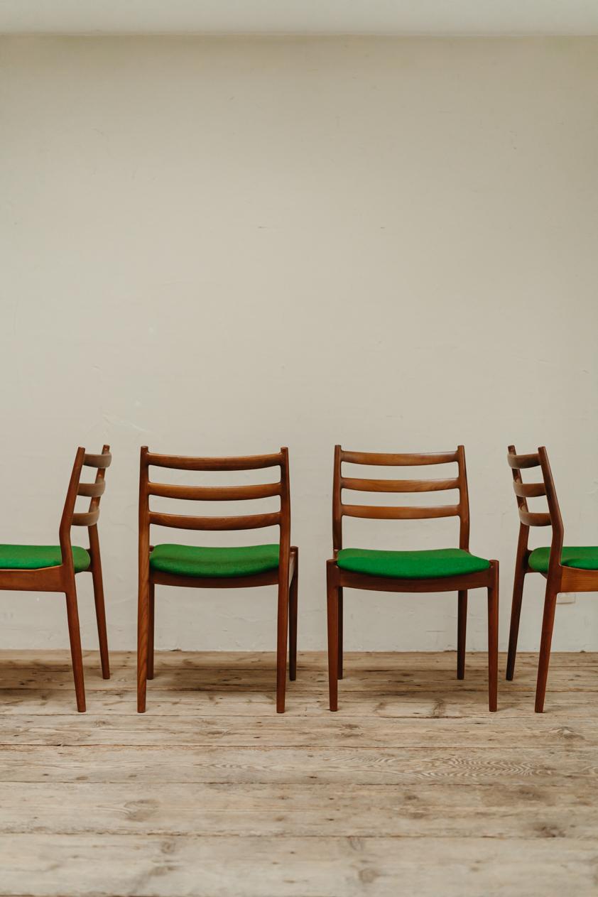 Set of 6 Poul Cadovius Dining Chairs for Cado, Denmark, 1959 For Sale 2