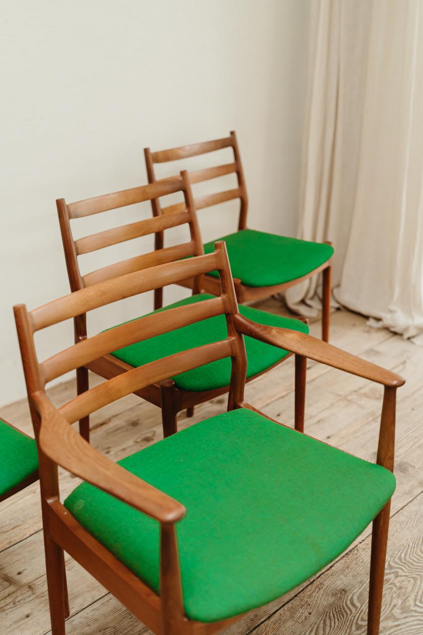 Set of 6 Poul Cadovius Dining Chairs for Cado, Denmark, 1959 For Sale 3