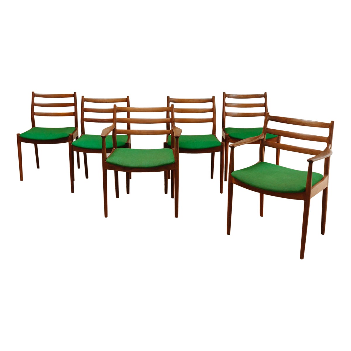 Set di 6 sedie da pranzo Poul Cadovius per Cado, Danimarca, 1959