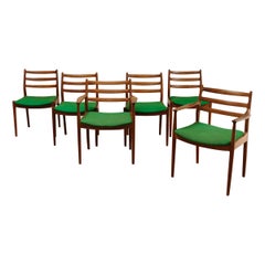 Set di 6 sedie da pranzo Poul Cadovius per Cado, Danimarca, 1959