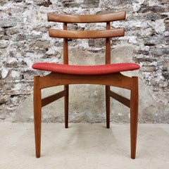 Set of 6 Poul Hundevad Model 30 Danish Teak Dining Chairs