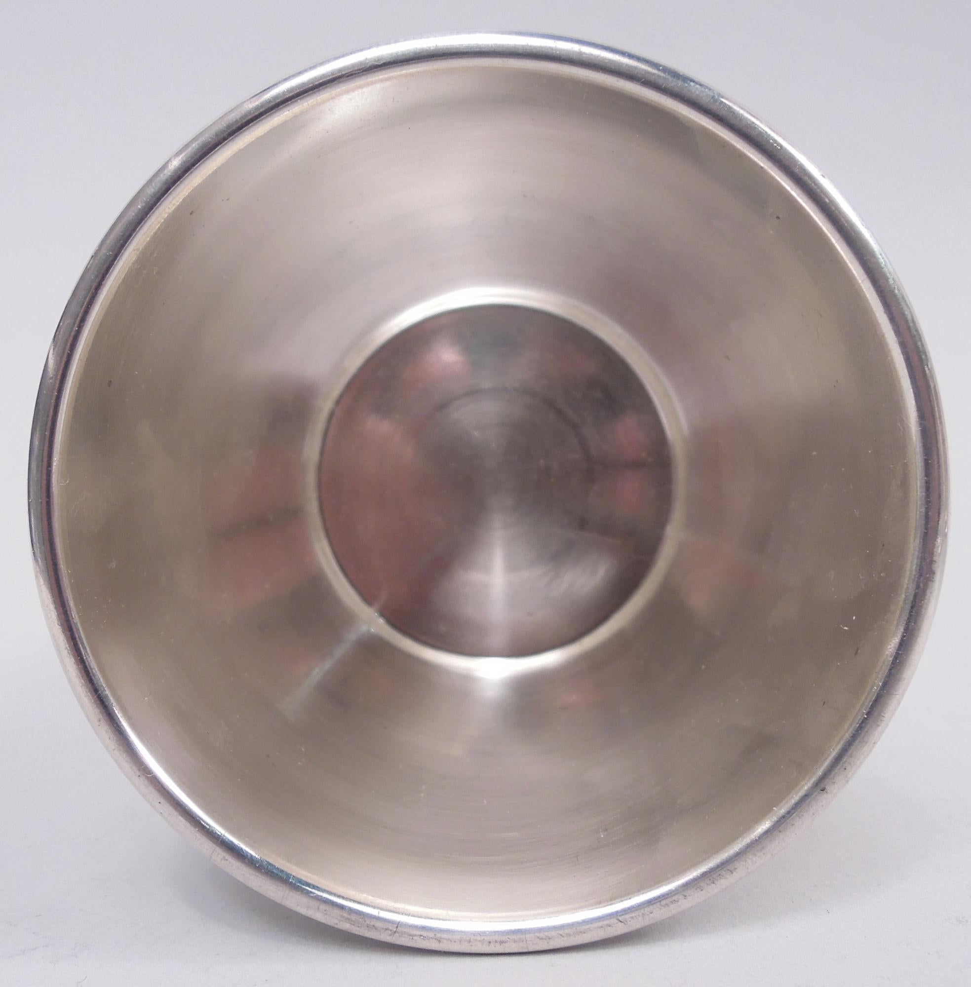 American Set of 6 Preisner Sterling Silver Mint Julep Cups For Sale