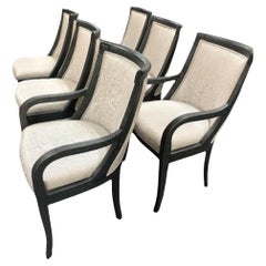 Used Set of 6 Preview Furniture Neoclassic Dinging Chairs