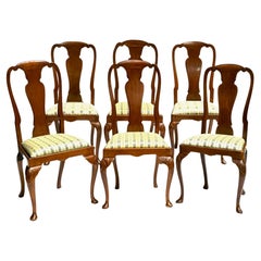 Ensemble de 6 chaises Queen Anne