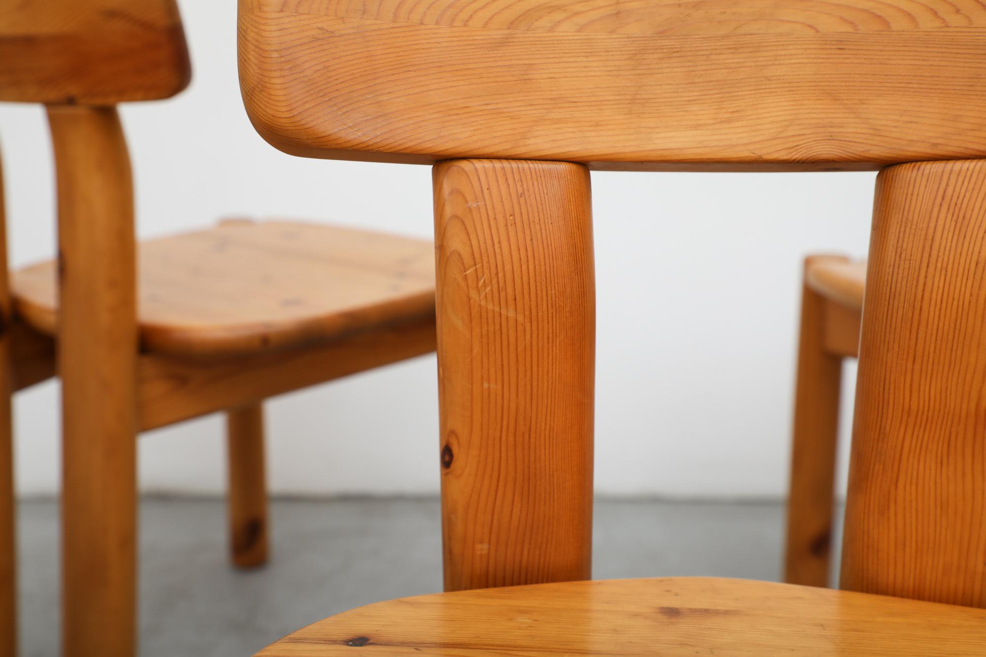 Set of 6 Rainer Daumiller (attr) Pine Dining Chairs 9