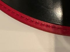 Set of 6 Ralph Lauren Leather Wrapped Charger Plates