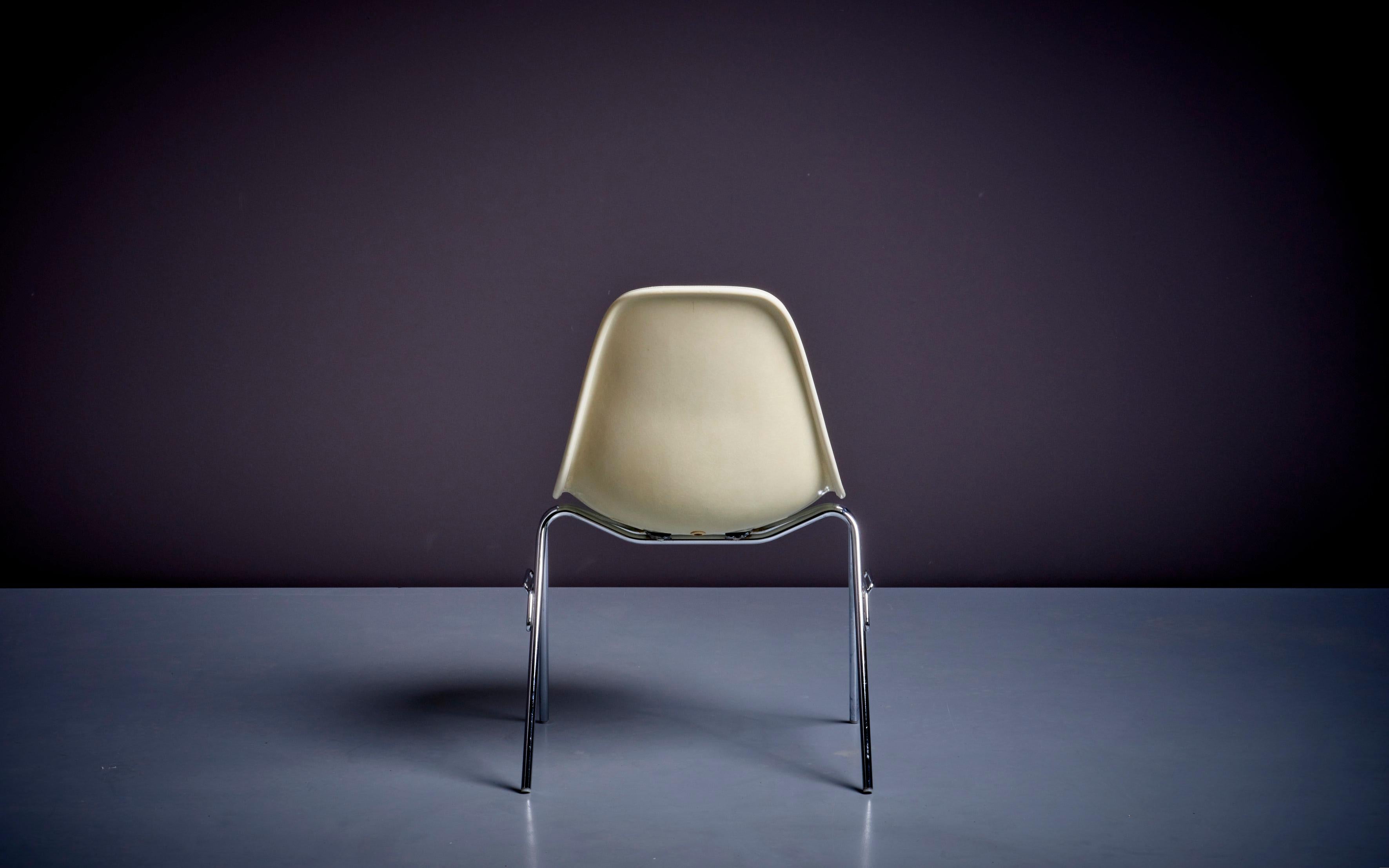 Ensemble de 6 chaises d'appoint Ray & Charles Eames en Alexander Girard pour Herman Miller État moyen - En vente à Berlin, DE