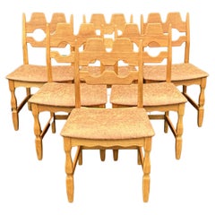 Set of 6 Razor Dining Chairs by Henning Kjaernulf