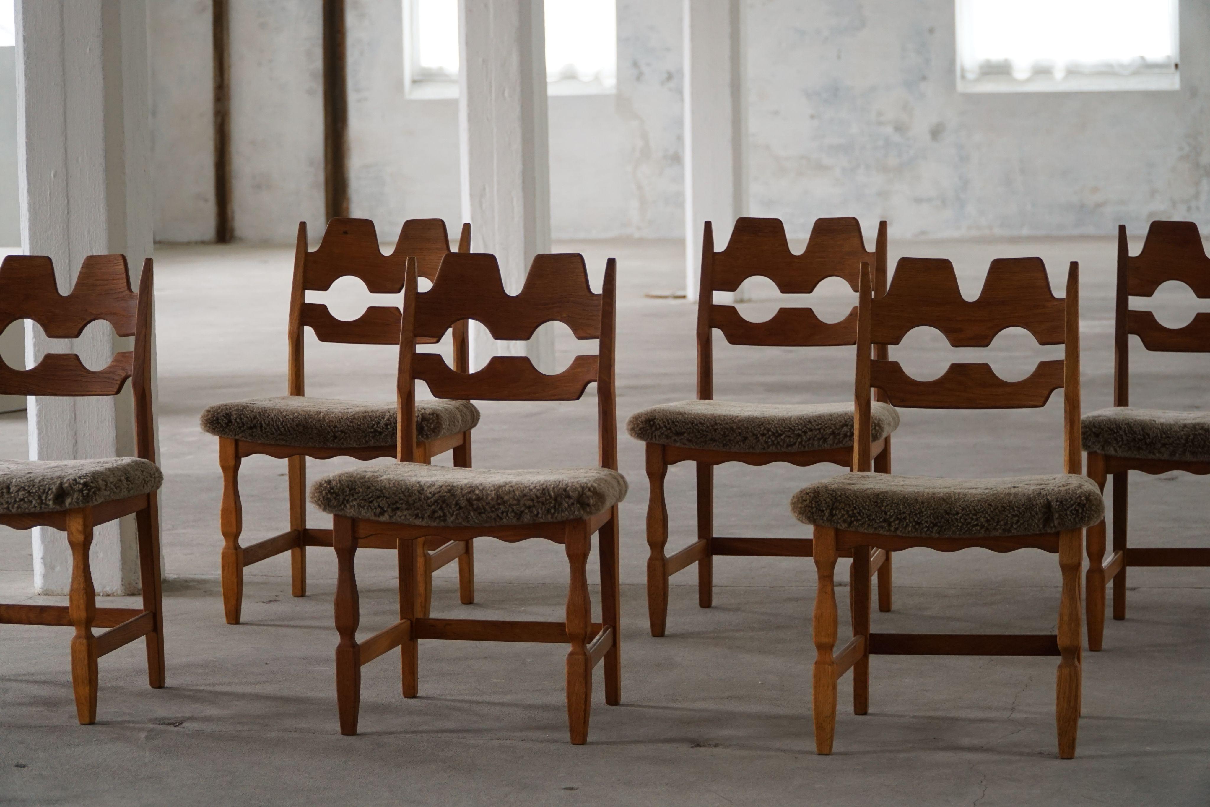 Baroque Ensemble de 6 chaises 