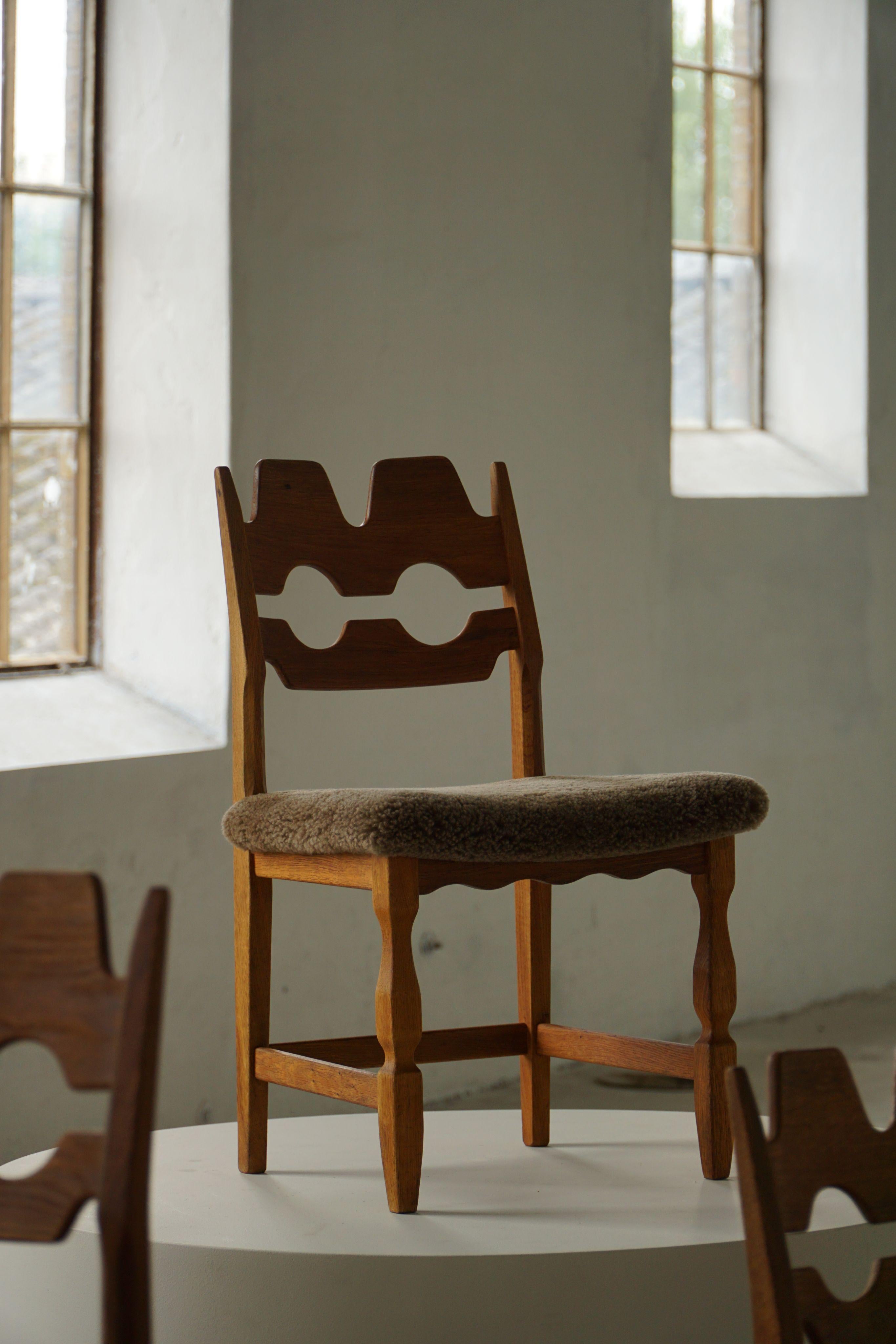 20ième siècle Ensemble de 6 chaises 