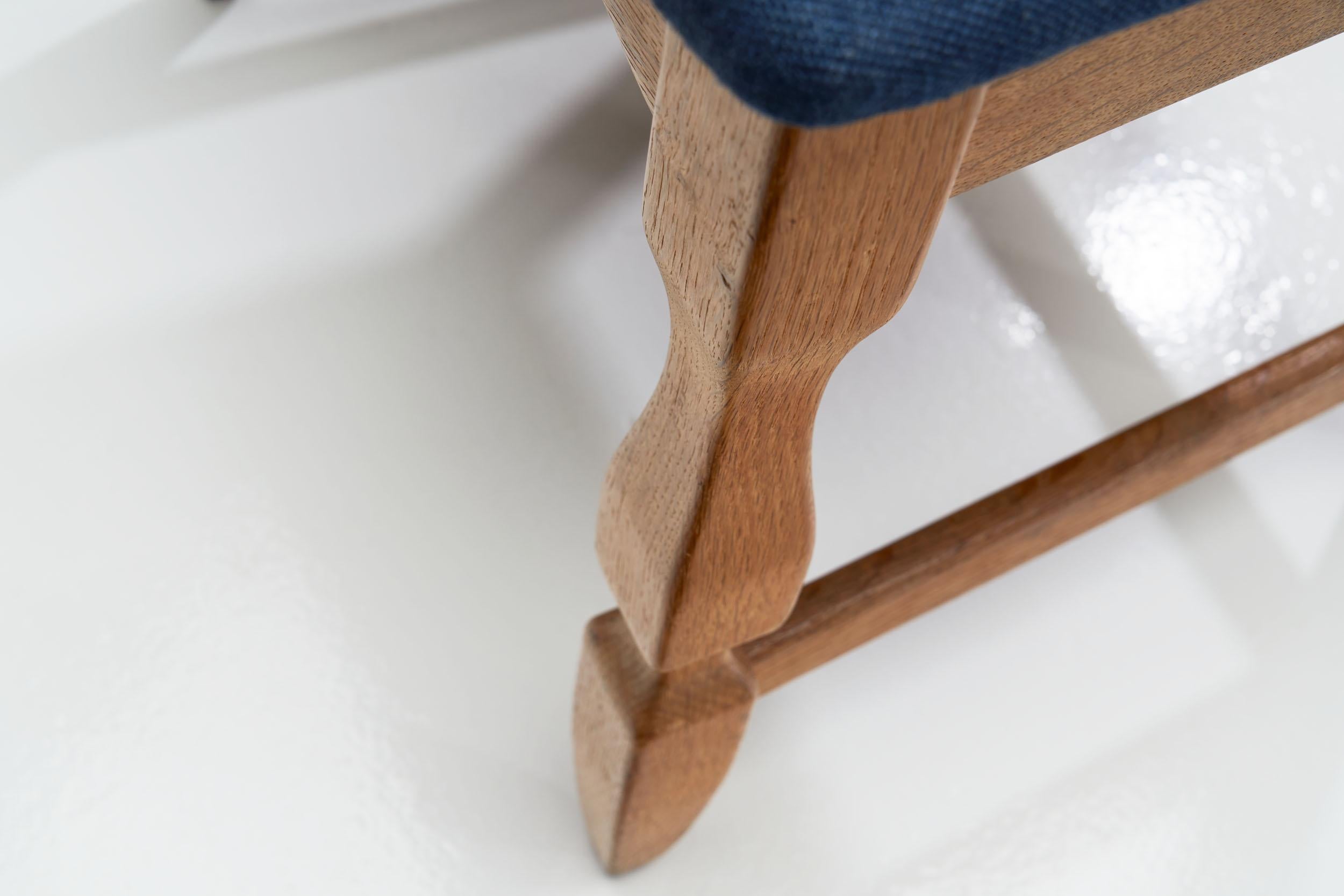 Set of 6 Razorblade Dining Chairs by Henning Kjaernulf, Denmark, 1960s 4