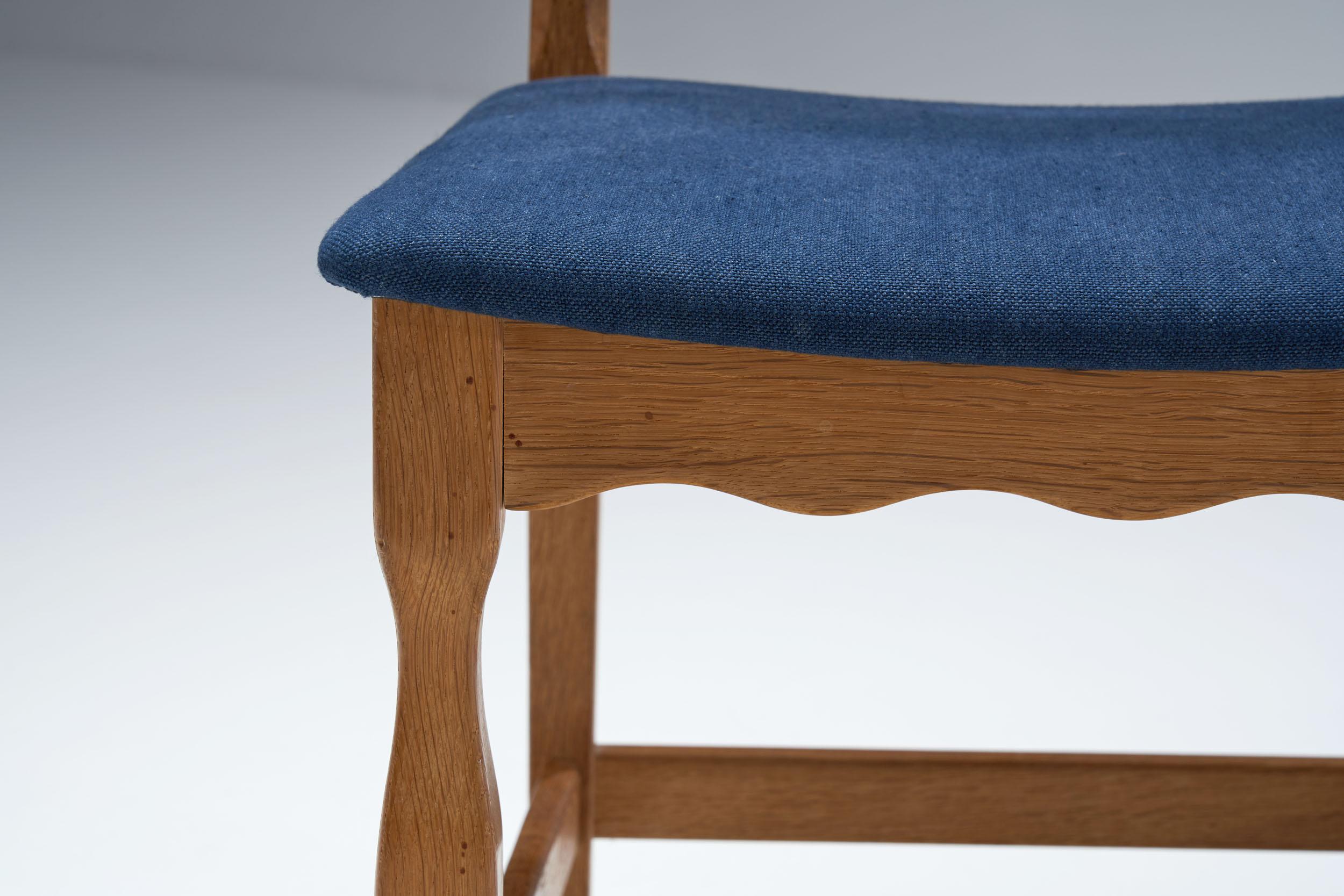 Set of 6 Razorblade Dining Chairs by Henning Kjaernulf, Denmark, 1960s 2