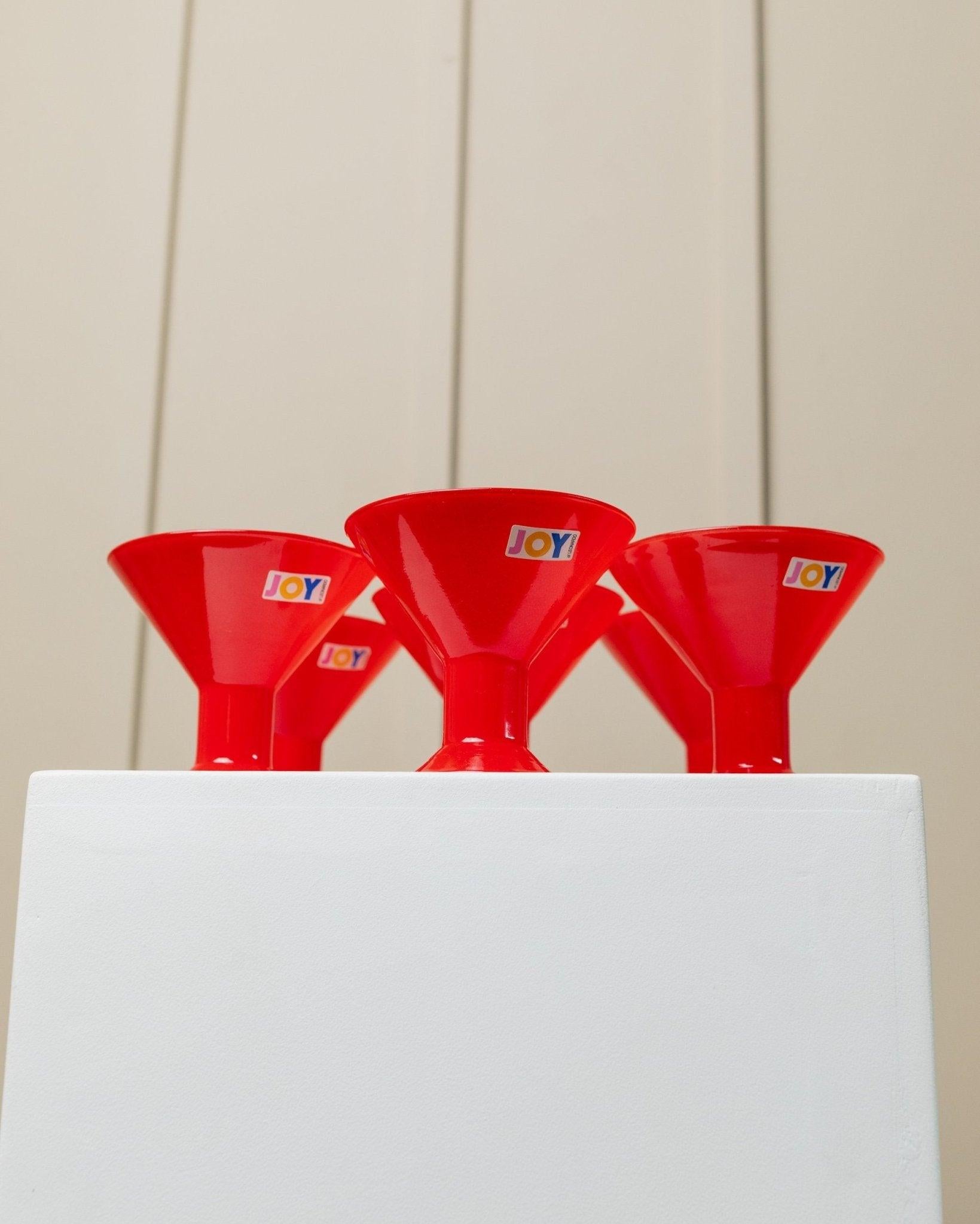 Ensemble de 6 verres à boire rouges Vintage - Joy by Leonardo, 1980 en vente 3